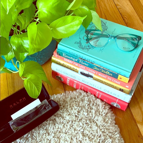 Ralph Lauren Cat-Eye Teal Blue Glasses Frames - Picture 2 of 14